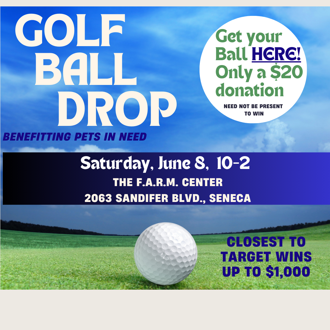 Golf Ball Drop fundraiser for Oconee Humane Society - 2024